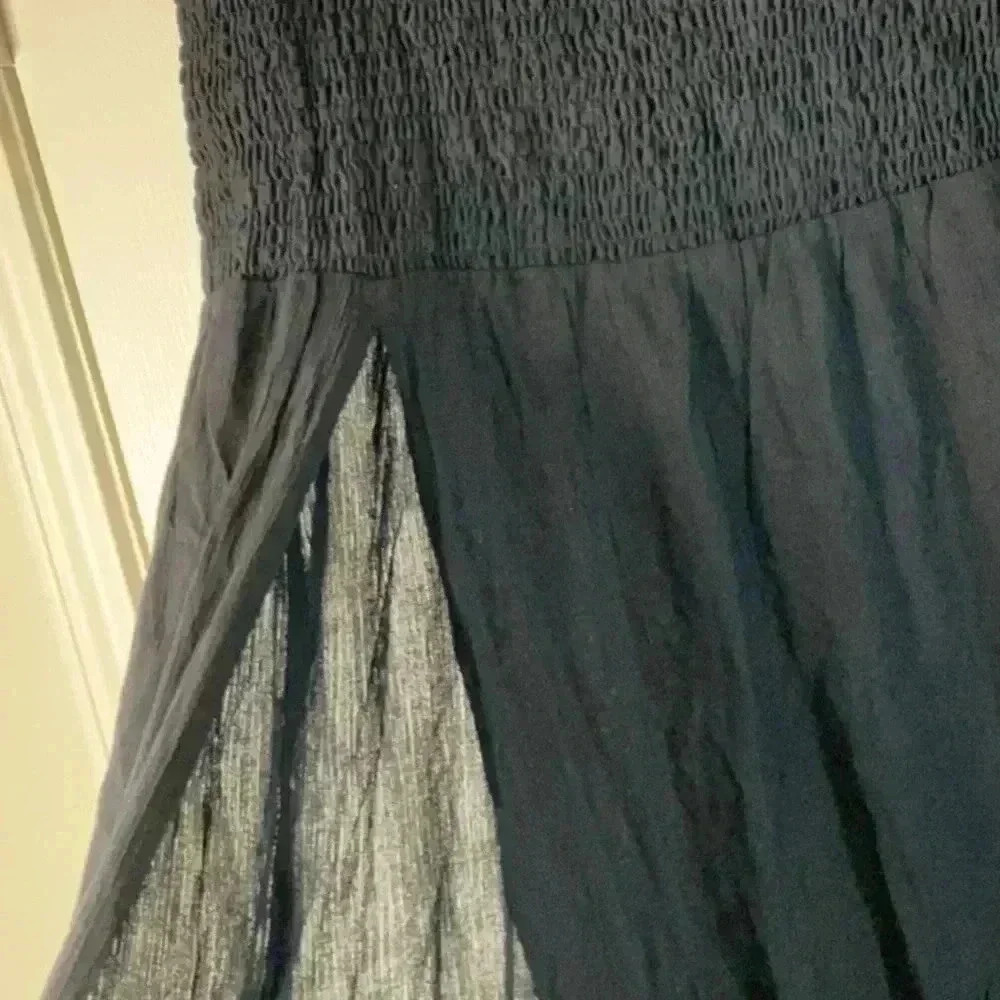 Wild Fable Women's Smocked High Slit Convertible Cover Up Dress 1X - Picture 6 of 12